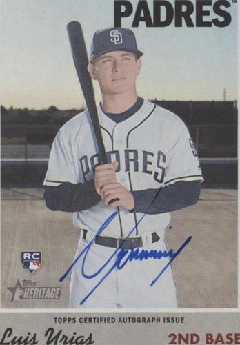 2019 Topps Heritage - Luis Urias #ROA-LU