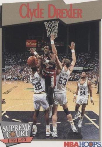 1991-92 NBA Hoops - Clyde Drexler #491