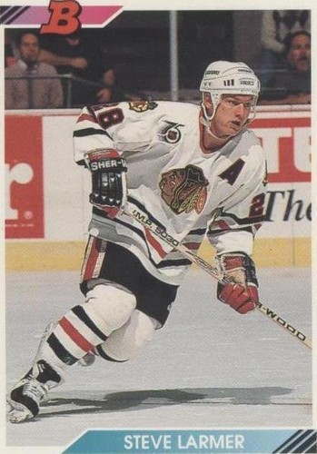 1992-93 Bowman - Steve Larmer #61