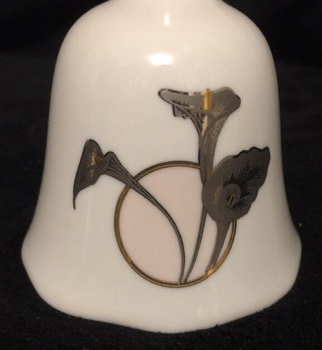 Otagiri Porcelain BELL-Flowers Beautiful 5.5” Japan Made Elegant Gift/ Keepsake