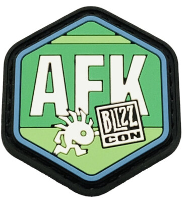 Blizzcon 2023 Dark Moon Faire Capsule Badge Darkmoon Patch NEW AFK Murloc Murky