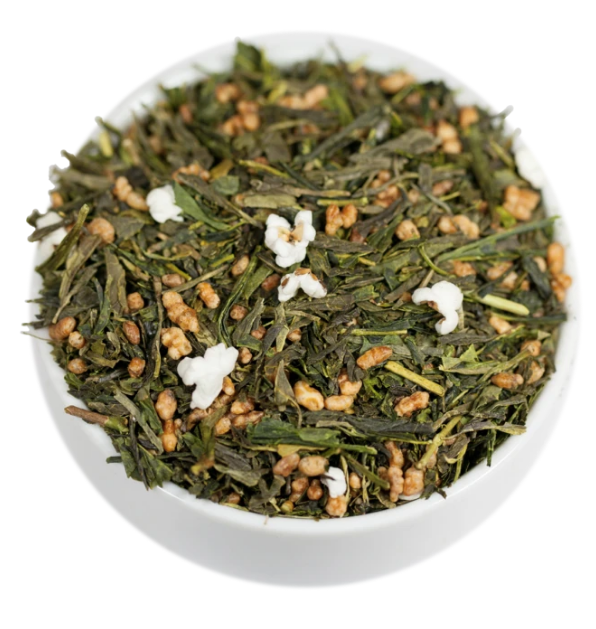 Genmaicha Green Tea Box - 16 ct. Premium teabox - Sweet, Healthy, Calming