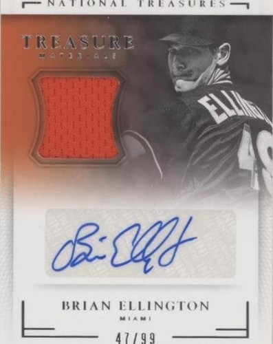 2016 Panini National Treasures - Brian Ellington #TSM-BE