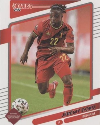 2021-22 Panini Donruss Road to Qatar Jeremy Doku #17