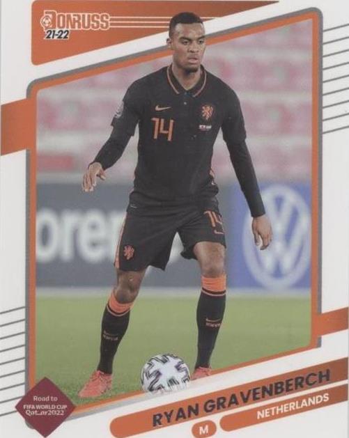 2021-22 Panini Donruss Road to Qatar Ryan Gravenberch #96