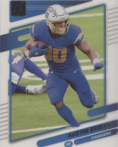 2021 Panini Clearly Donruss Austin Ekeler #25