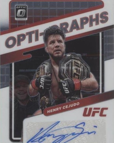 2022 Panini Donruss Optic UFC - Henry Cejudo #OG-HCJ