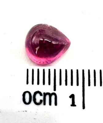 2.95 Carat Pear Shape Madagaskar Ruby Cabochon, Loose Stone