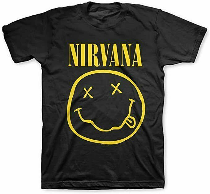 ⭐️未使用品NIRVANA SMILE Ｌ/ S TEE USA製 Ｌサイズ☆ NIRVANA - Smiley Face - T SHIRT S-M-L-XL-2XL Brand New