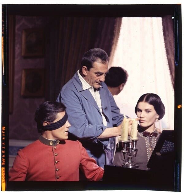 The Leopard Luchino Visconti directing Alain Delon 1963 Original Transparency