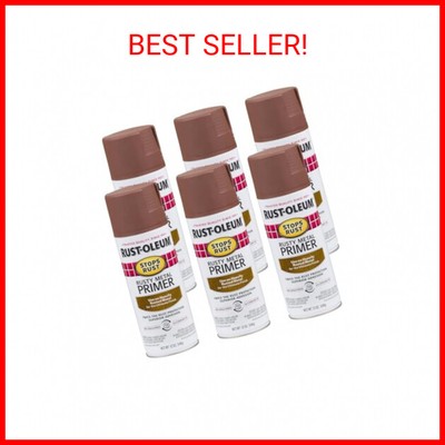 Rust-Oleum 7769830 Stops Rust Spray Paint, 12-Ounce, Flat Rusty Metal Primer