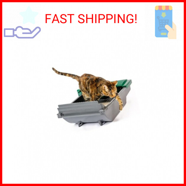 Pet Zone Smart Scoop Automatic Cat Litter Box, Semi Self Cle