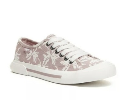 Rocket Dog Pale Pink Jumpin Surfside Canvas Sneaker Size 10M Palm Summer Cushion