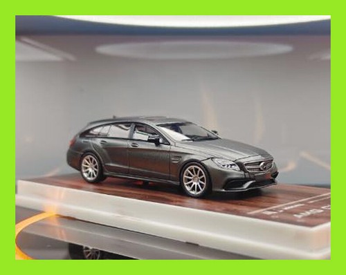 M-Benz CLS 63 AMG Shooting Brake ミニカー MERCEDES BENZ CLS 63 AMG SHOOTING BRAKE SILVER 1/64 DIECAST
