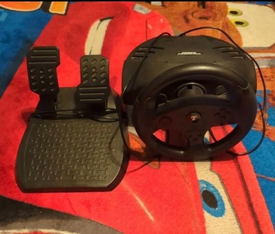 Thrustmaster T100 Rare Pc or Ps3 Ps4 Wheel and Pedals Tested Working 