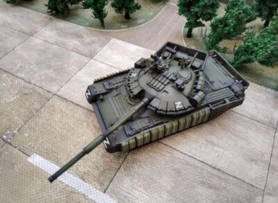 3D printed 1/72 Modern Russian T-80BVM Tank Finished painted model