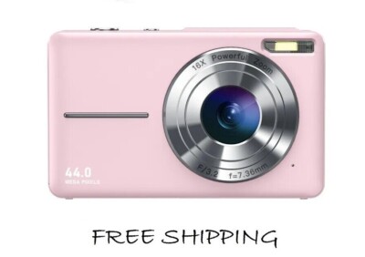 Digital Camera 32GB HD 1080P 44MP 2.4'' LCD Display Screen 16X Zoom Anti-Shake