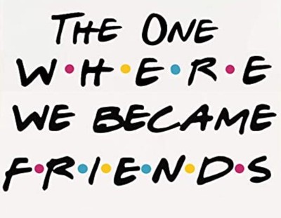 The One Where We Became Friends Shoulder Tote Bag