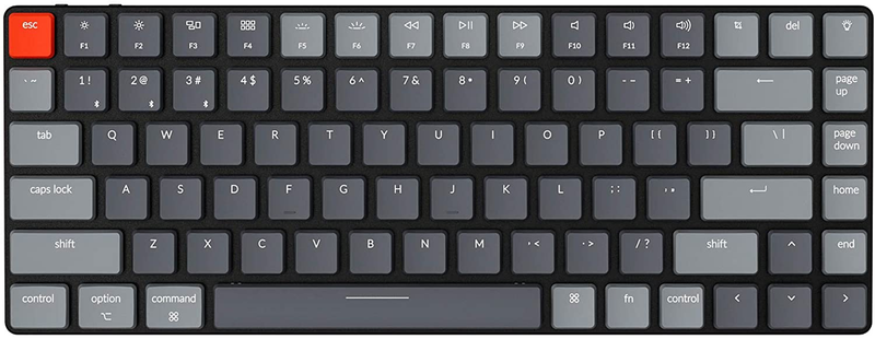 Keychron K3 Ultra-Slim 75% Layout Wireless Wired Mechanical Keyboard, Compact 84
