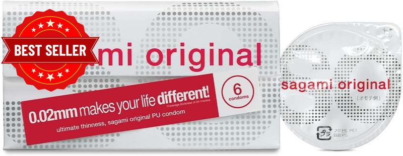 Original 0.02 6'S X 1 Pack PU Condom