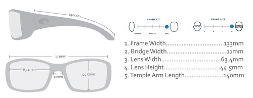 Costa Del Mar Rincon Sunglasses 580 Polarized Glass Lens all colors NEW
