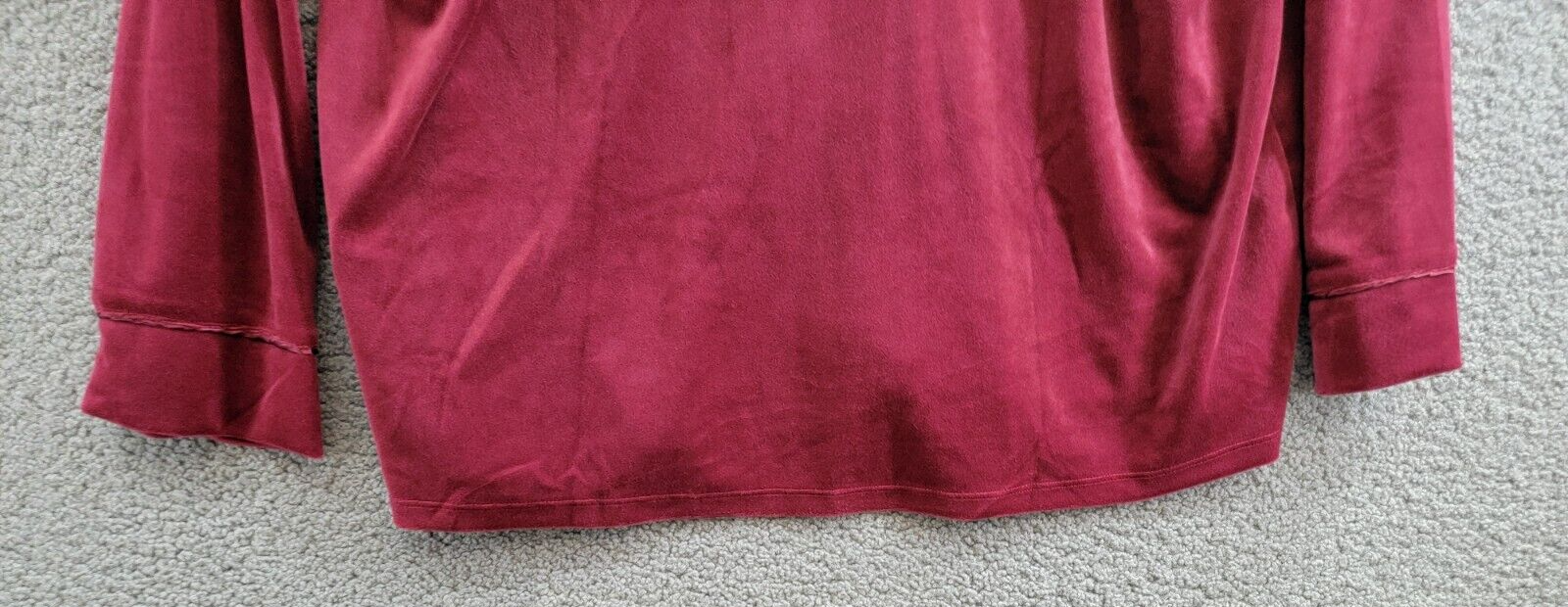 I.N.C. International Concepts Velour Notch Collar Packaged Pajama Women's XXL - Picture 13 of 17