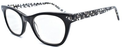 Eyebobs Florence 2746 00 Women's Reading Glasses Black / Black Crystal +1.00