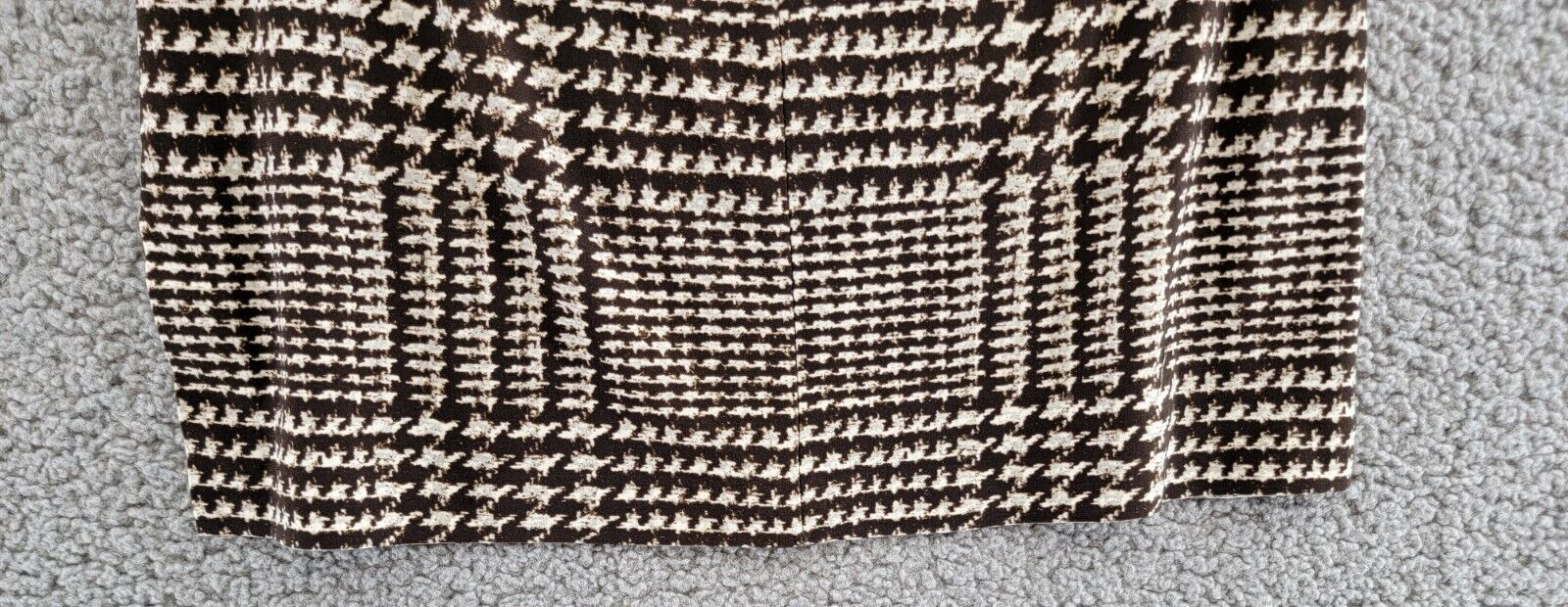 Norma Kamali Side Slit Mini Skirt Women's XS/29 Chocolate Glenn Pull On - Picture 11 of 15