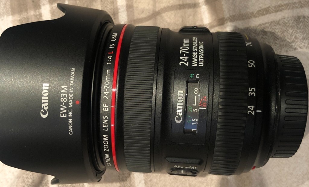 CANON EF 2470mm 14 L IS USM LENS E F 2470 mm f/4.0L mint Beautiful