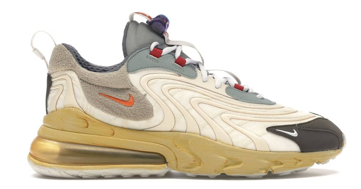 Кроссовки nike travis. Nike air max 270 travis. travis scott x nike air max 270. nike air max travis scott. nike air max 270 react eng x travis.