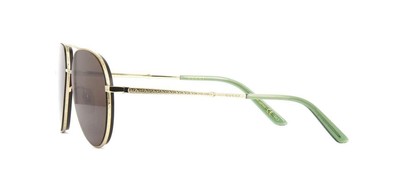 Pre-owned Gucci Gg0356s 002 Gold / Brown Sunglasses Gafas De Sol Sonnenbrille 59mm