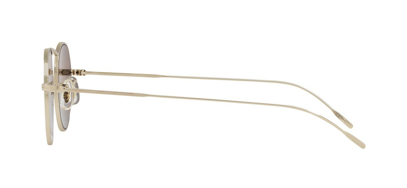 Pre-owned Oliver Peoples M-4 30th Ov 1220s Soft Gold/grey Goldtone (5035/39) Sunglasses