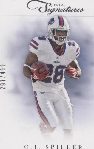 2012 Panini Prime Signatures C.J. Spiller #55
