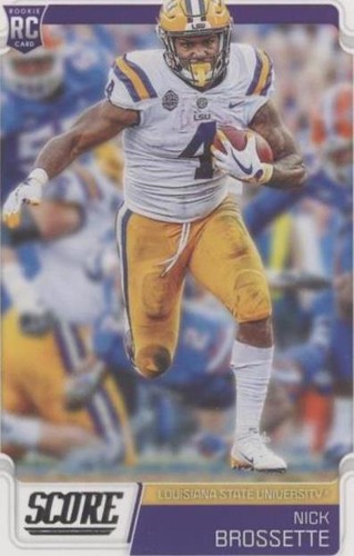 2019 Score Nick Brossette #419