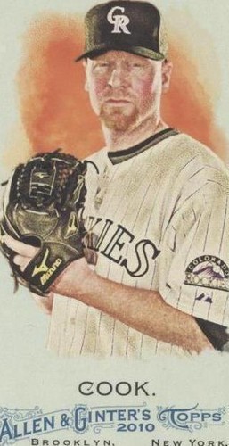 2010 Topps Allen & Ginter's - Aaron Cook #244