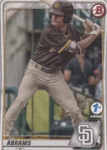 2020 Bowman Draft 1st Edition - C.J. Abrams #BD-189