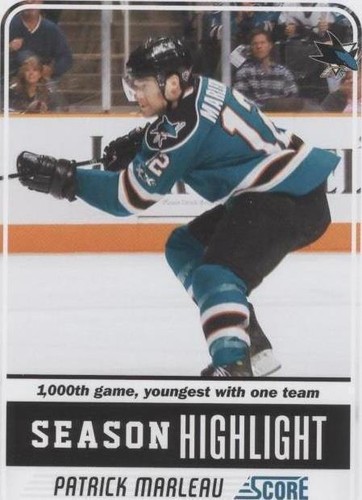 2011-12 Score - Patrick Marleau #12