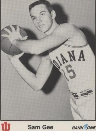 1986 Bank One Indiana Hoosiers Greats I - Sam Gee #18