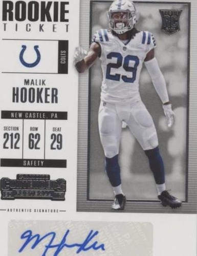 2017 Panini Contenders Malik Hooker #120