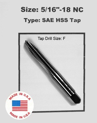 Drilling Tapping 5 16 18 Nc