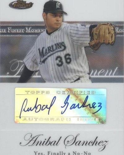 2007 Topps Finest - Anibal Sanchez #RFMA-AS