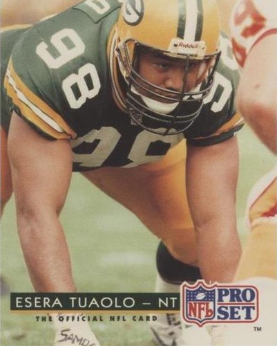 1992 Pro Set Esera Tuaolo #178