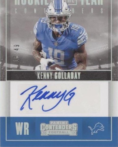 2017 Panini Contenders Kenny Golladay #RY-KG