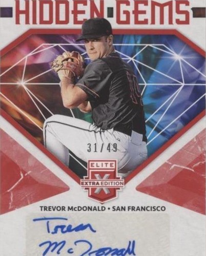 2019 Panini Elite Extra Edition - Trevor McDonald #HG-TM