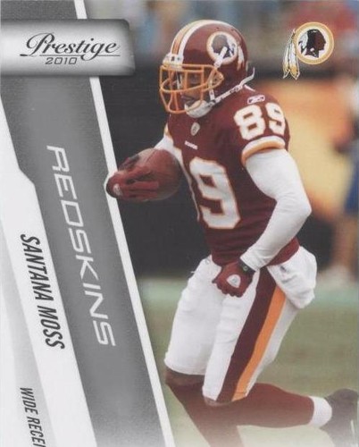 2010 Playoff Prestige Santana Moss #200