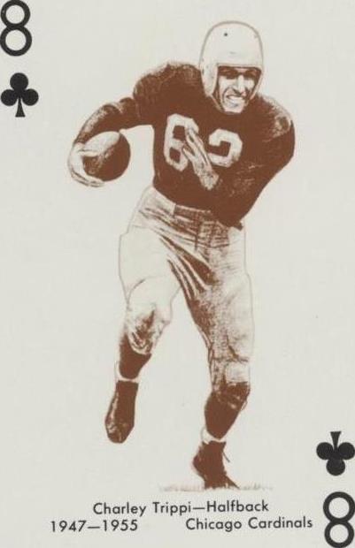 1963 Stancraft Playing Cards Charley Trippi #8C