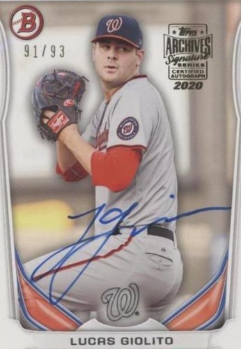 2020 Topps Archives Signature Series - Lucas Giolito #14BDPP-TP-9