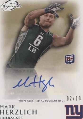 2011 Topps Gridiron Legends Mark Herzlich #RA-MH