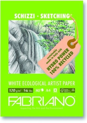 Block Design Ecological For Artists 29, 7x42 CM 120 Gr 40 Sheets Grain Natural