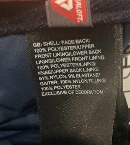 Pre-owned The North Face Men Anonym Insulated Futurelight Waterproof Ski Bibs Pants Navy In Blue